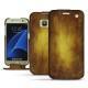 Lederschutzhülle Samsung Galaxy S7 - Doré Patine