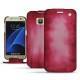 Samsung Galaxy S7 leather case - Rose Patine