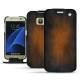 Lederschutzhülle Samsung Galaxy S7 - Marron Patine
