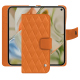 Custodia in pelle Google Pixel 9 Pro Fold - Orange - Couture ( Nappa - Pantone #ff9351 ) 