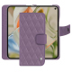 Étui portefeuille cuir Google Pixel 9 Pro Fold - Lilas - Couture ( Nappa - Pantone #b9a3e3 ) 