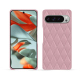 Google Pixel 9 Pro XL leather cover - Rose - Couture ( Nappa - Pantone #efbae1 ) 