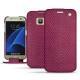 Funda de piel Samsung Galaxy S7 - Serpent ciclamino