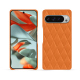 Custodia in pelle Google Pixel 9 Pro XL - Orange - Couture ( Nappa - Pantone #ff9351 ) 