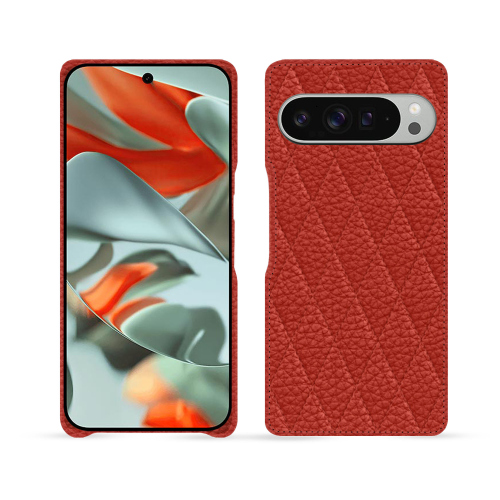Custodia in pelle premium per Google Pixel 9 Pro XL - Noreve | Eleganza e alta qualitàPapaye - Couture ( Pantone #b54317 ) 