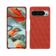 Custodia in pelle Google Pixel 9 Pro XL - Arange clouquié - Couture ( Pantone #D33108 )