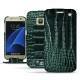 가죽 커버 Samsung Galaxy S7  - Crocodile pino