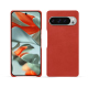 Google Pixel 9 Pro XL leather cover - Arange clouquié ( Pantone #D33108 )