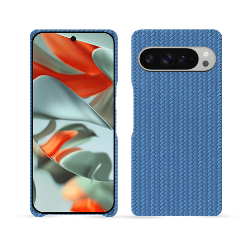 Premium Leather Case for Google Pixel 9 Pro XL - Noreve | Elegance and High QualityAbaca ishia ( Pantone #395775 ) 