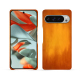 Coque cuir Google Pixel 9 Pro XL - Orange Patine