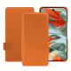 Google Pixel 9 Pro XL leather case - Orange PU ( Pantone #ff9351 )