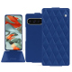Custodia in pelle Google Pixel 9 Pro XL - Bleu océan - Couture ( Nappa - Pantone #15458a) 