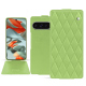 Capa em pele Google Pixel 9 Pro XL - Vert olive - Couture ( Nappa - Pantone #a7c58e ) 