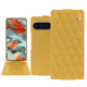 Housse cuir Google Pixel 9 Pro XL - Mimosa - Couture ( Pantone #b39437 ) 