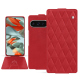 Capa em pele Google Pixel 9 Pro XL - Rouge troupelenc - Couture ( Pantone #AB191A )
