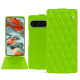 Capa em pele Google Pixel 9 Pro XL - Vert fluo - Couture ( Pantone #00ab5f ) 