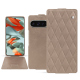Custodia in pelle Google Pixel 9 Pro XL - Taupe vintage - Couture ( Pantone #591d16 ) 