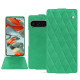 Custodia in pelle Google Pixel 9 Pro XL - Menthe vintage - Couture ( Pantone #37b375 ) 