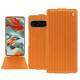 Housse cuir Google Pixel 9 Pro XL - Abaca arancio ( Pantone #d77540 )