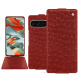 Custodia in pelle Google Pixel 9 Pro XL - Autruche ciliegia ( Pantone #a4343a ) 