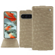 Capa em pele Google Pixel 9 Pro XL - Autruche desert ( Pantone #A39382 ) 