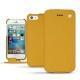 Housse cuir Apple iPhone SE - Jaune soulèu