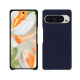 Google Pixel 9 Pro leather cover - Cobalt ( Pantone #2b253f ) 
