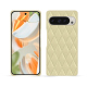 Custodia in pelle Google Pixel 9 Pro - Beige - Couture ( Nappa - Pantone #ceb888 ) 