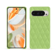 Funda de piel Google Pixel 9 Pro - Vert olive - Couture ( Nappa - Pantone #a7c58e ) 