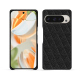 硬质真皮保护套 Google Pixel 9 Pro - Ebène - Couture ( Noir / Black ) 