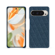 Custodia in pelle Google Pixel 9 Pro - Indigo - Couture ( Pantone #1f4565 ) 