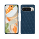 Custodia in pelle Google Pixel 9 Pro - Blu mediterran - Couture ( Pantone #0E3043 )