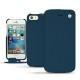 Custodia in pelle Apple iPhone SE - Blu mediterran