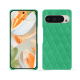 Capa em pele Google Pixel 9 Pro - Menthe vintage - Couture ( Pantone #37b375 ) 