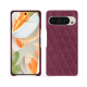 Custodia in pelle Google Pixel 9 Pro - Prune vintage - Couture ( Pantone #612434 ) 