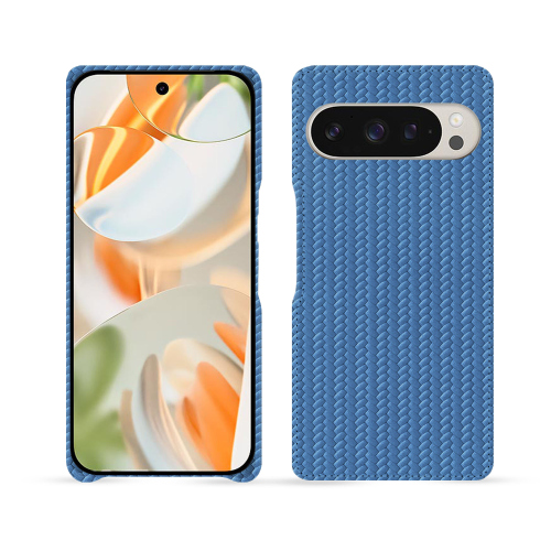 Coque de Protection Cuir Luxe Google Pixel 9 Pro | Élégance et Sécurité - NoreveAbaca ishia ( Pantone #395775 ) 