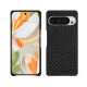 Google Pixel 9 Pro leather cover - Serpent nero ( Noir / Black) 