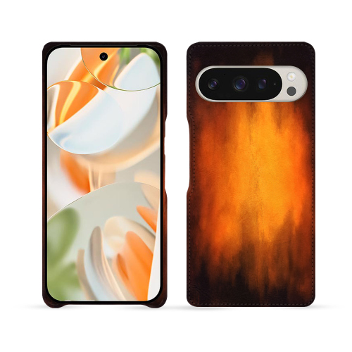 Guscio protettivo in pelle di lusso per Google Pixel 9 Pro | Eleganza e sicurezza - NoreveFauve Patine