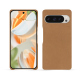 Google Pixel 9 Pro leather cover - Beige Veggie ( Pantone #dab9a1 ) 