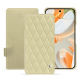 Housse cuir Google Pixel 9 Pro - Beige - Couture ( Nappa - Pantone #ceb888 ) 