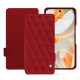 Google Pixel 9 Pro leather case - Rouge - Couture ( Nappa - Pantone #d50032 ) 