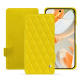 Capa em pele Google Pixel 9 Pro - Jaune fluo - Couture ( Pantone #c9ff57 ) 