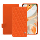 Capa em pele Google Pixel 9 Pro - Orange fluo - Couture ( Pantone #ff5406 ) 