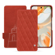 Capa em pele Google Pixel 9 Pro - Arange clouquié - Couture ( Pantone #D33108 )