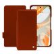 Housse cuir Google Pixel 9 Pro - Orange Veggie ( Pantone #cb6015 ) 