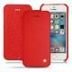 Apple iPhone SE leather case - Tomate ( Pantone 187C ) 
