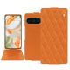 Funda de piel Google Pixel 9 Pro - Orange - Couture ( Nappa - Pantone #ff9351 ) 