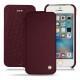 Apple iPhone SE leather case - Lie de vin ( Pantone 5115C ) 