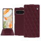 Custodia in pelle Google Pixel 9 Pro - Lie de vin - Couture ( Pantone #412234 ) 