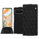 Funda de piel Google Pixel 9 Pro - Negre poudro - Couture ( Pantone #111212 )